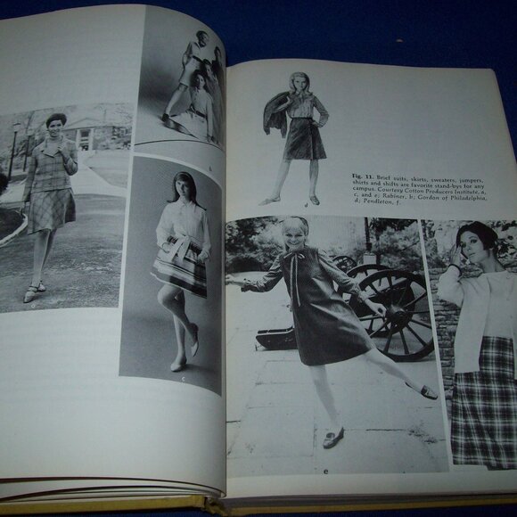 Vintage Hardcover Book -  CLOTHING FOR MODERNS  Mabel Erwin & Lila Kinchen -1969 - Picture 4 of 7